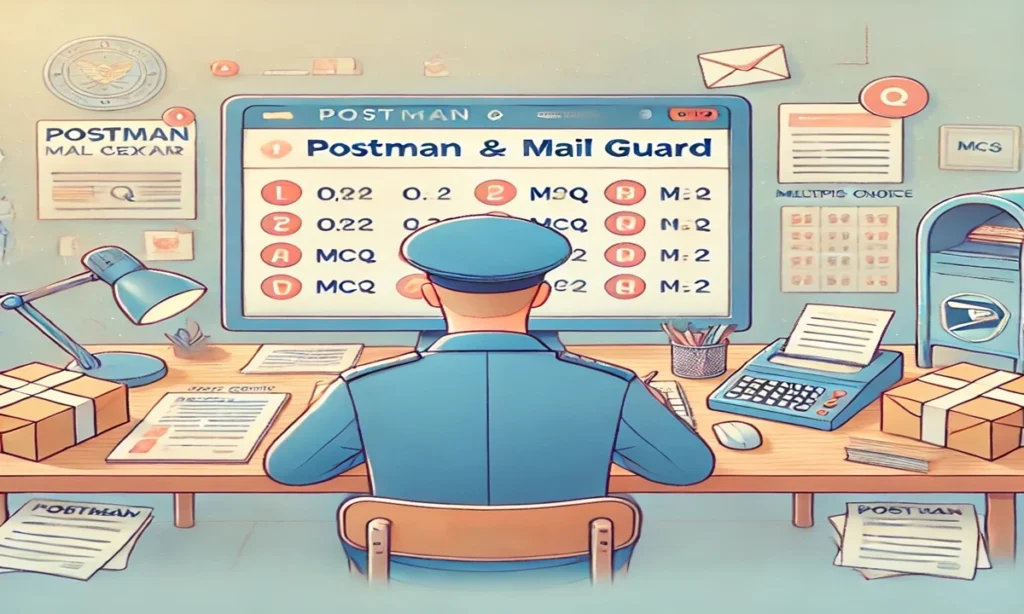 Postman and Mail Guard Exam MCQ