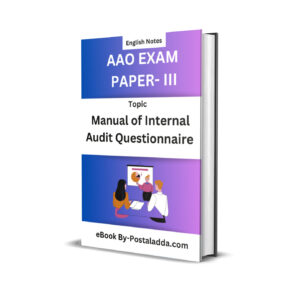 Manual of Internal Audit Questionnaire